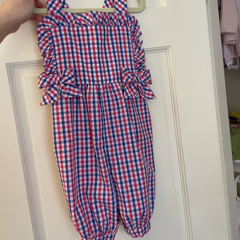 NEW Little English bar harbor romper 2T